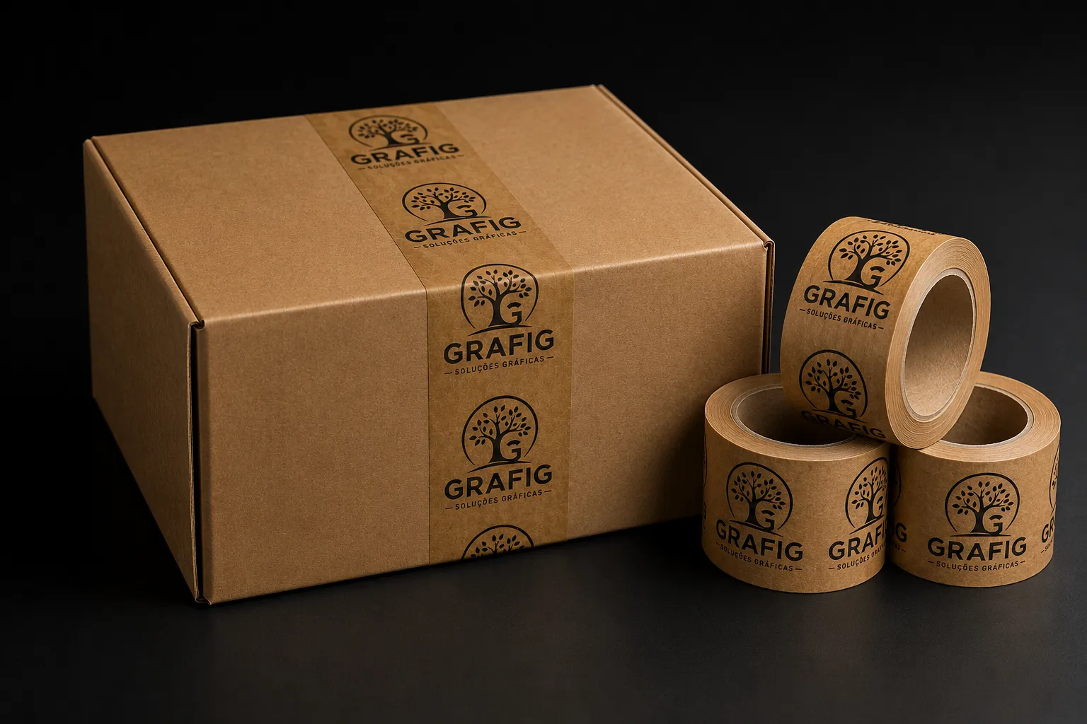 Rolo de Fita Gomada Personalizada